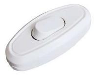 Выключатель на шнур с клавишей 6А белый