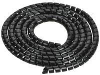 Спираль монтажная СП-12 черная (2м/упак) IEK