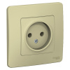 Бланка бежевый розетка скрытая 1-мест IP20 