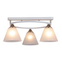 Светильник потолочный (люстра) 3*60Вт E27 белый/дымчатый 