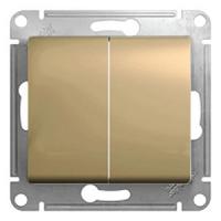 Глосса переключатель скрытая титан 2кл 10А IP20 