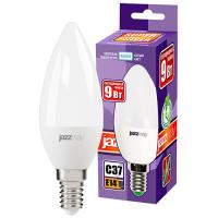 Лампа свеча свд Е14 9Вт 4000К 820лм C37 матовая Jazzway 