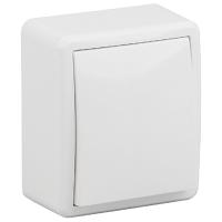 Эксперт белый переключатель 1кл открытая 10А IP20 