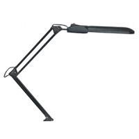 Светильник настольный 11Вт 2G7 черный струбцина Дельта Трансвит