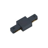 Соединитель " I" для однофазного трека черный IN HOME