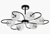 Светильник потолочный (люстра) 6*60Вт Е27 черный