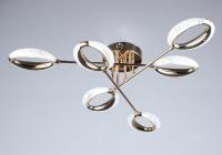 Светильник потолочный (люстра) свд 72Вт  5400лм золото/белый пульт диммер 