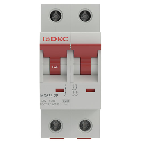 Автомат 2Р 50А C 4,5кА MD63S DKC YON max 
