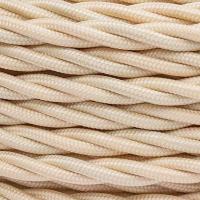 Ретро 3*1,5 песочное золото провод витой BIRONI