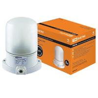 Светильник НПП 60Вт E27 цилиндр белый IP54 НПБ400 TDM прямой, сауна+125, керамика