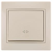 Мира бежевый переключатель 1кл скрытая 10А IP20 