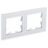 Атлас белый рамка 2-ая универсально матовое стекло