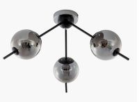 Светильник потолочный (люстра) 3*40Вт Е27 черный