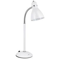 Светильник настольный 60Вт E27 белый подставка h-62см