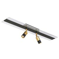 Светильник настенно-потолочный свд 33Вт 3000-6000К лм прямоугольник золото/черный  LED4U 