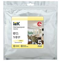 Лента свд 12В 9,6Вт/м 120свд/м 3000К 2835 IP20 IEK 5м