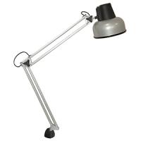 Светильник настольный 60Вт E27 серебро струбцина Бета для маникюра