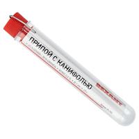 Припой ПОС-61 d1мм с канифолью 10г 