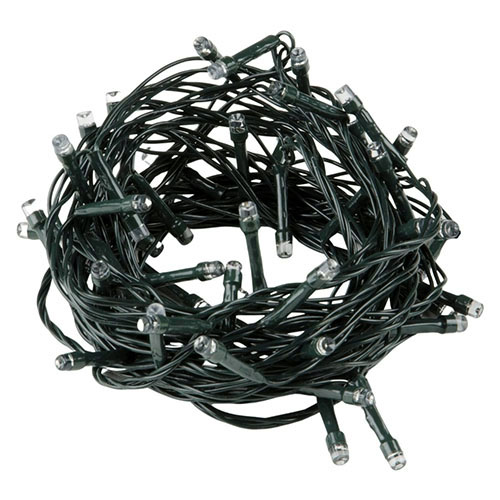 Гирлянда нить 5м мультицвет 50свд с контроллером IP20 зеленый провод 8режимов