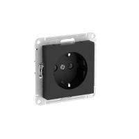 Атлас карбон розетка скрытая 1-мест заземление быстрозажим. клем. IP20 
