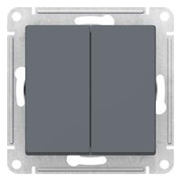 Атлас переключатель скрытая грифель 2кл 10А IP20 