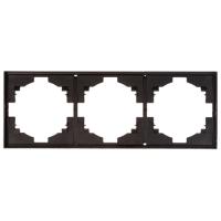 Рамка STRONG 3-постовая антрацит KRANZ