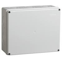 Коробка 240*195*90 прямоугольник серый IP55 КМ41272 