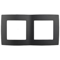 ЭРА12 антрацит рамка 2-ая универсально 