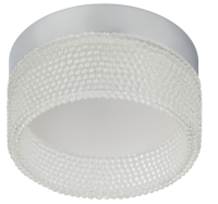 Светильник точечный GX53 круг хром встраиваемый 