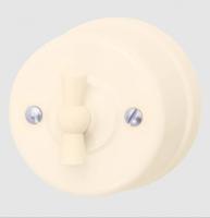 Бирони песочное золото выключатель 1кл открытая 10А IP20 