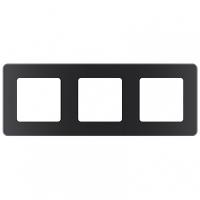 Инспириа антрацит рамка 3-ая универсально 