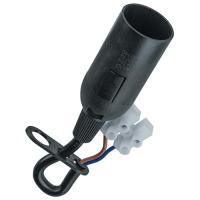 Патрон подвесной E14 пластик черный Navigator с клемм. колодкой