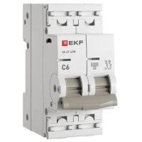 Автомат 2Р 6А C 4,5кА ВА47-63N EKF PROxima