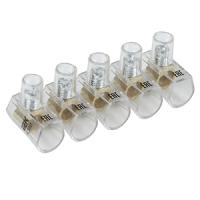 Клеммник КЗВИ 40А концевой 5*1 6мм2 прозрачный IEK