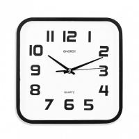 Часы настенные квадрат черный ЕС-08 