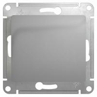 Глосса алюминий переключатель 1кл скрытая 10А IP20 