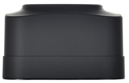 Глори черный розетка открытая 3-мест заземление IP20 