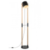 Торшер 1*60Вт E27 черный/дерево 