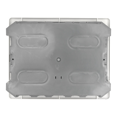 Бокс 12мод встраиваемый белый чёрная дверь IP41 ЩРВ-П EKF Basic