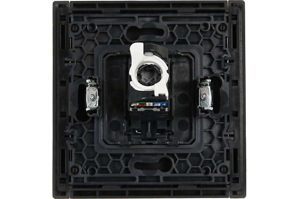 Фортепиано серый механизм RJ45 скрытая 1-ая 