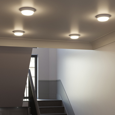 Светильник ДПП 15Вт 4000К 1100лм круг белый IP65 LITE Gauss 