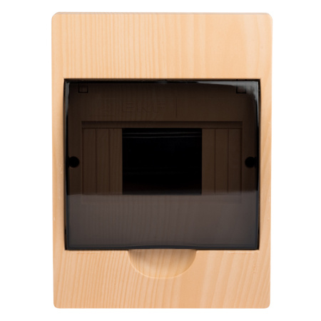 Бокс 6мод навесной сосна чёрная дверь IP41 ЩРН-П EKF 