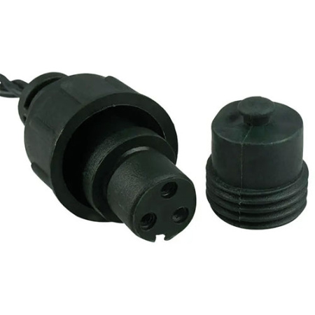 Гирлянда нить 1,5м белый 105свд с контроллером IP20 зеленый провод 8 режимов