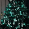 Гирлянда нить 10м зеленый 100свд с контроллером IP20 прозрачный провод 8режимов