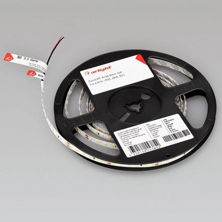 Лента свд 24В 14,4Вт/м 120свд/м 6000К 1560лм/м 2835 IP20 Arlight кратно 5м