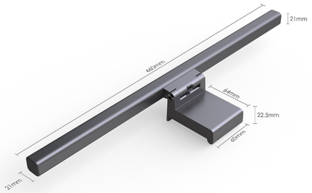 Светильник настенный свд 8Вт 3000-6000К 200лм черный Osram 