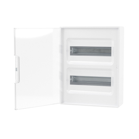 Бокс 24мод навесной белый прозрачная дверь IP40 FRAME DKC
