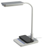 Светильник настольный свд 10Вт 3000-6500К 800лм белый/серебро подставка диммер сенсор ЭРА