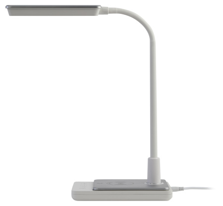 Светильник настольный свд 10Вт 3000-6500К 800лм белый/серебро подставка диммер сенсор ЭРА