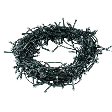 Гирлянда нить 10м розовый 100свд с контроллером IP20 зеленый провод 8режимов